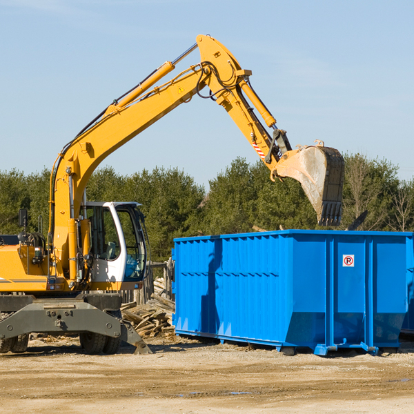 are there any restrictions on where a residential dumpster can be placed in Dickey County North Dakota